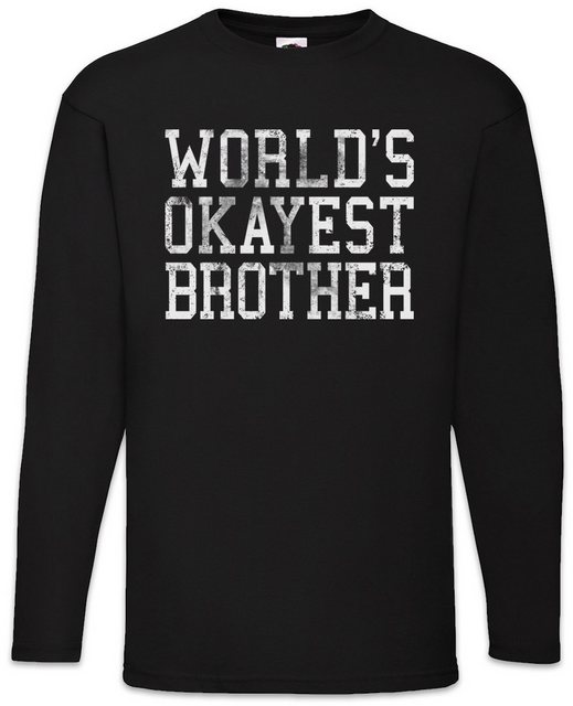 Urban Backwoods Langarmshirt World's Okayest Brother Langarm T-Shirt Bruder günstig online kaufen