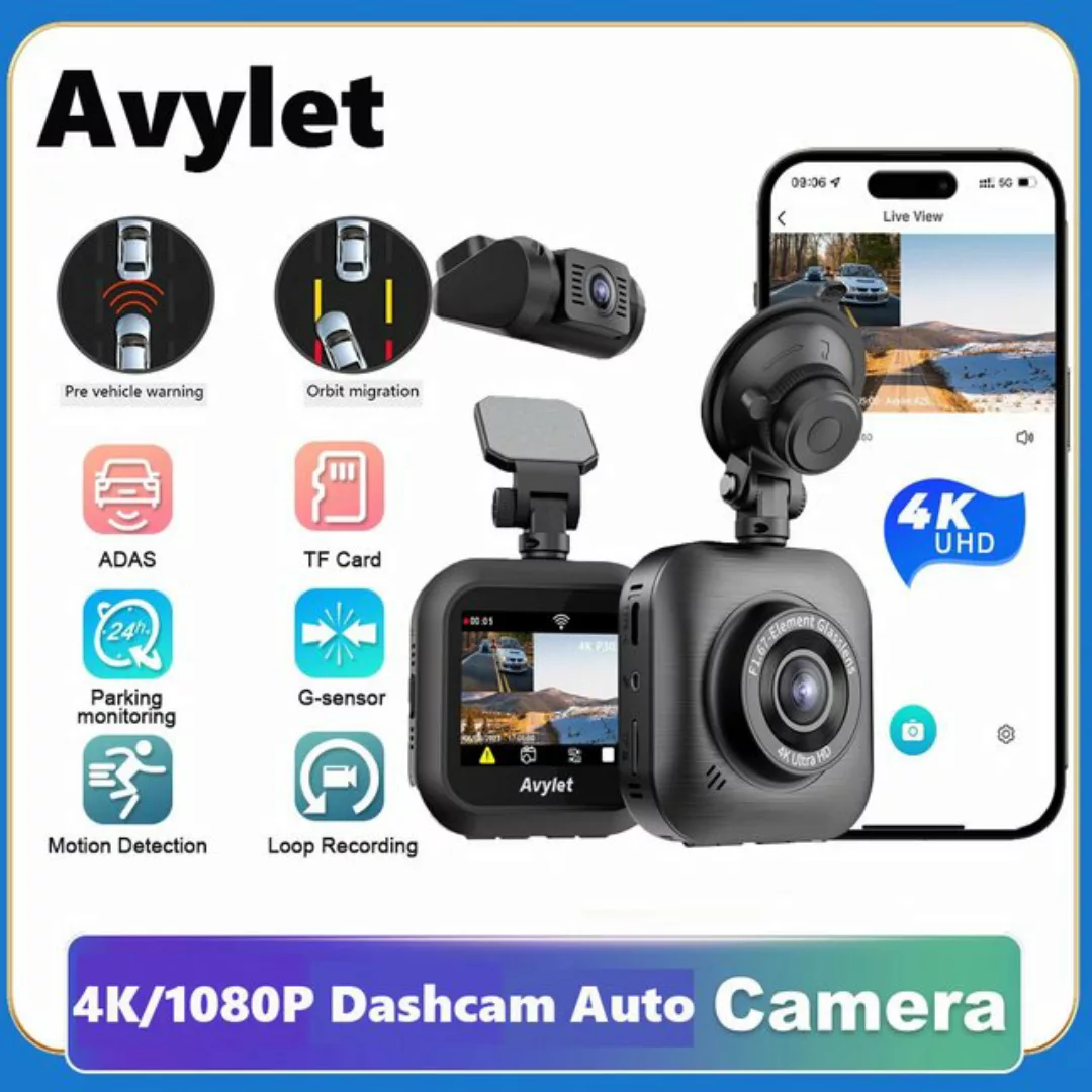 Avylet Neue Dual Dashcam 4K+1080P Dash Cam vorne und innen HD Autokamera Da günstig online kaufen