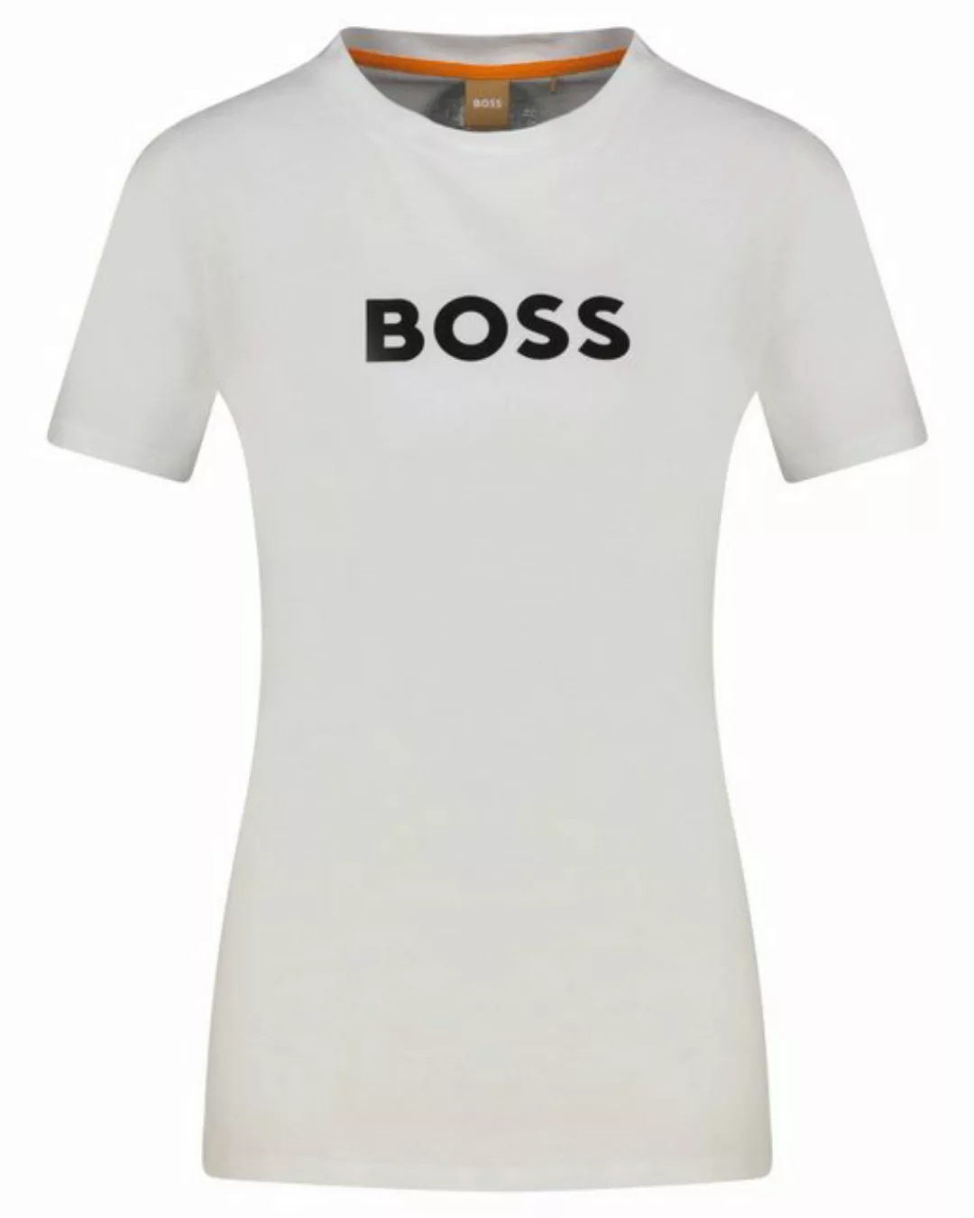 BOSS T-Shirt Elogo mit Kontrast-Logo (1-tlg) günstig online kaufen