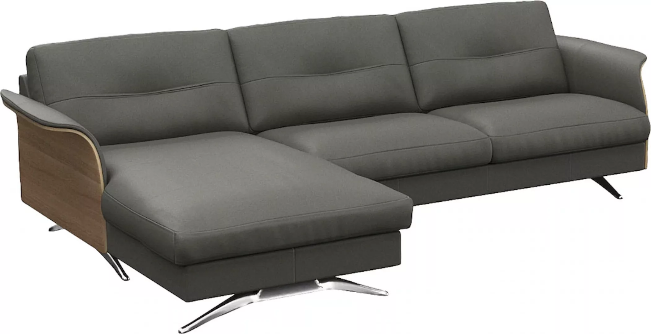 FLEXLUX Ecksofa "Glow bequem und komfortabel durch hochwertigen Sitzaufbau, günstig online kaufen