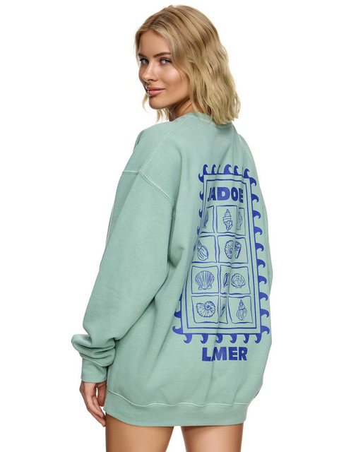 Worldclassca Sweatshirt Worldclassca Oversized Sweatshirt J'ADORE Print Lan günstig online kaufen