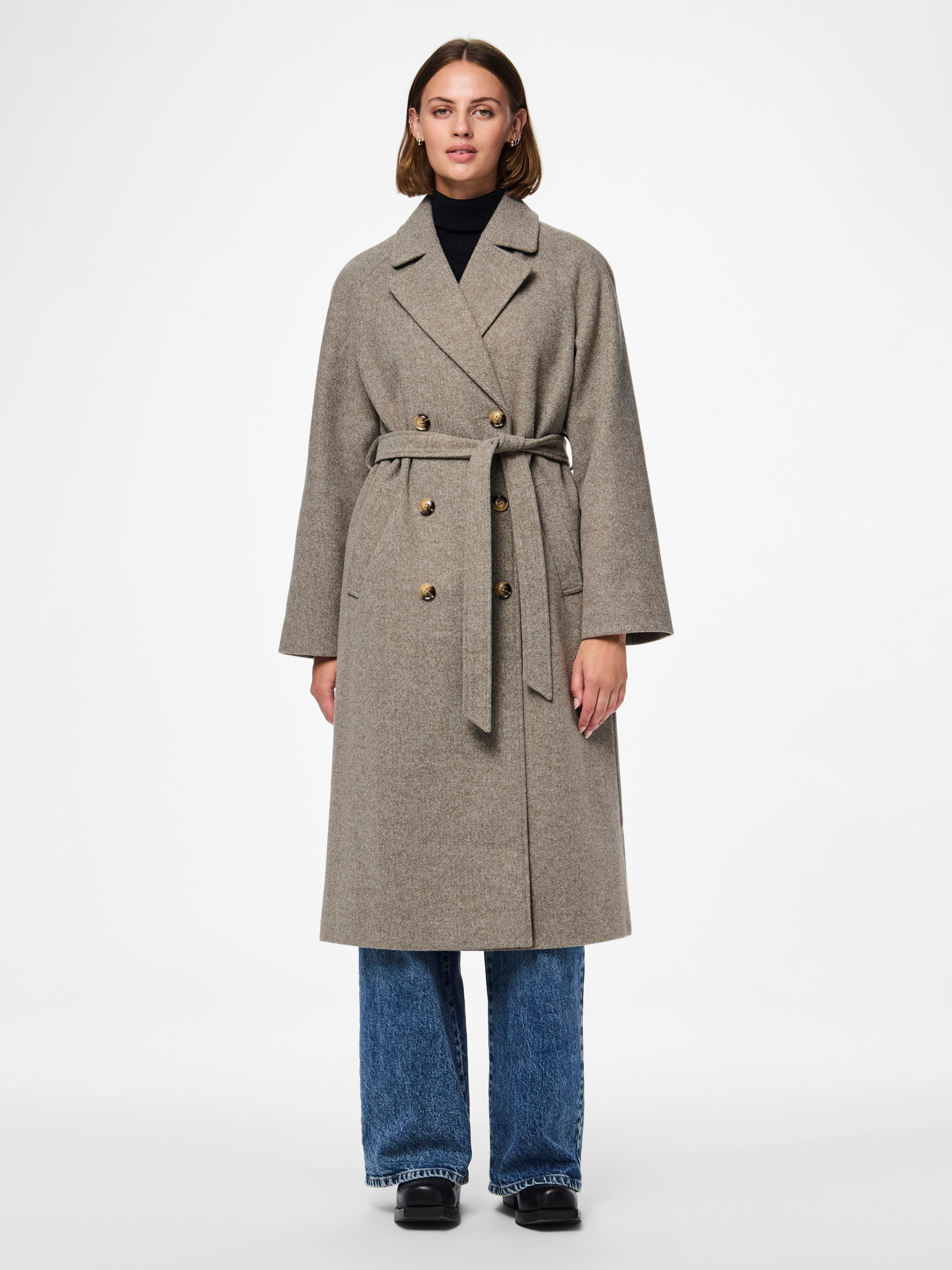 pieces Langmantel "PCMARBEL LONG COAT NOOS" günstig online kaufen