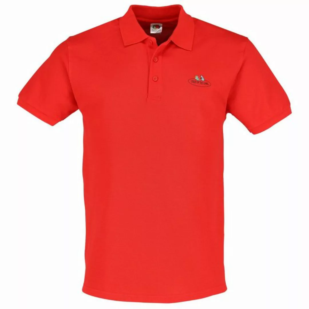 Fruit of the Loom Poloshirt Polo-Shirt mit Vintage-Logo günstig online kaufen