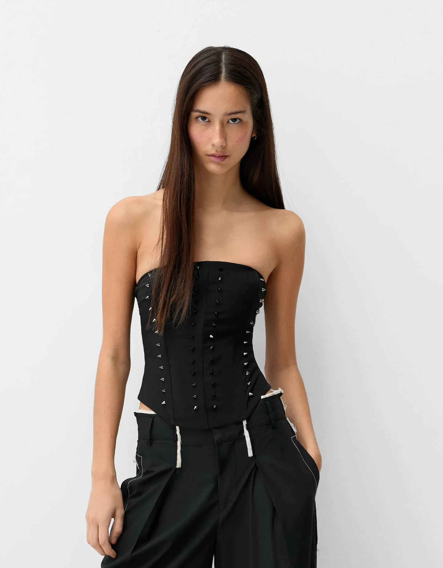 Bershka Bandeau-Top Generation Bershka Damen S Schwarz günstig online kaufen