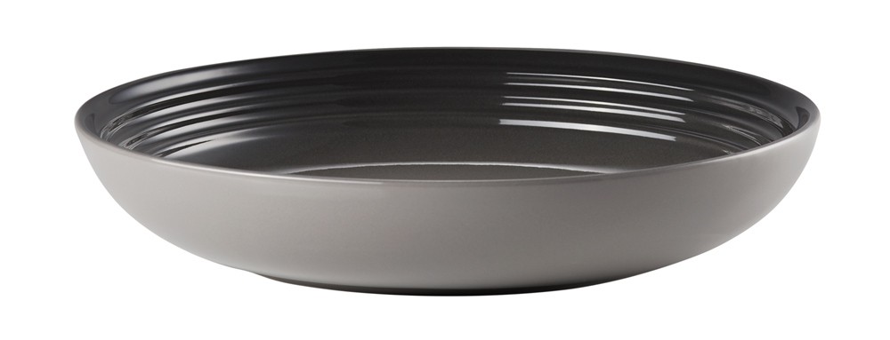 Le Creuset Suppenteller Steinzeug Flint Grau 22cm günstig online kaufen