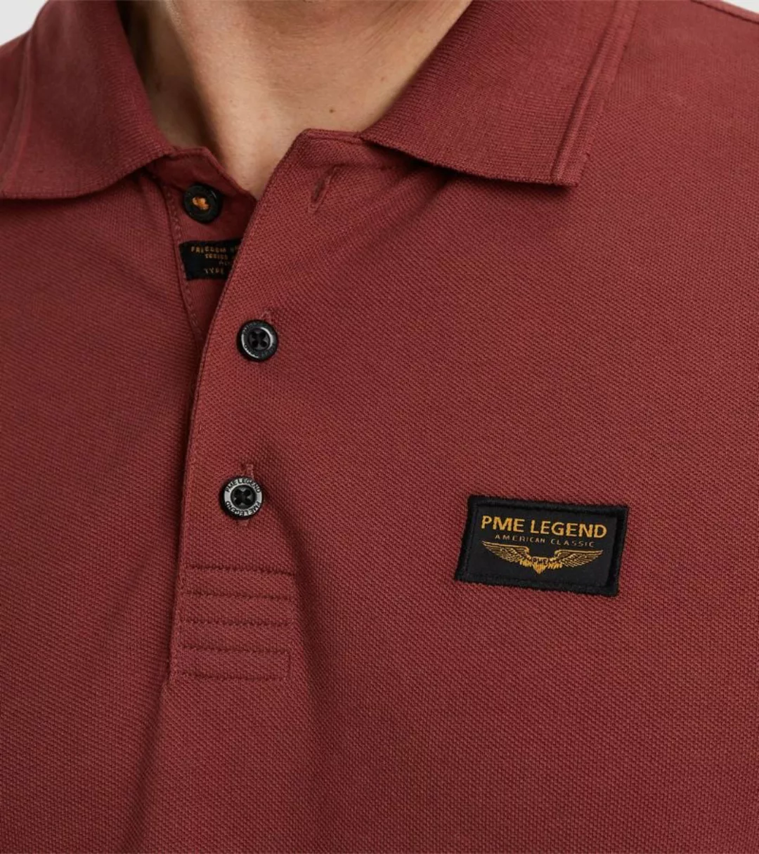 PME Legend Poloshirt Trackway Rot - Größe L günstig online kaufen