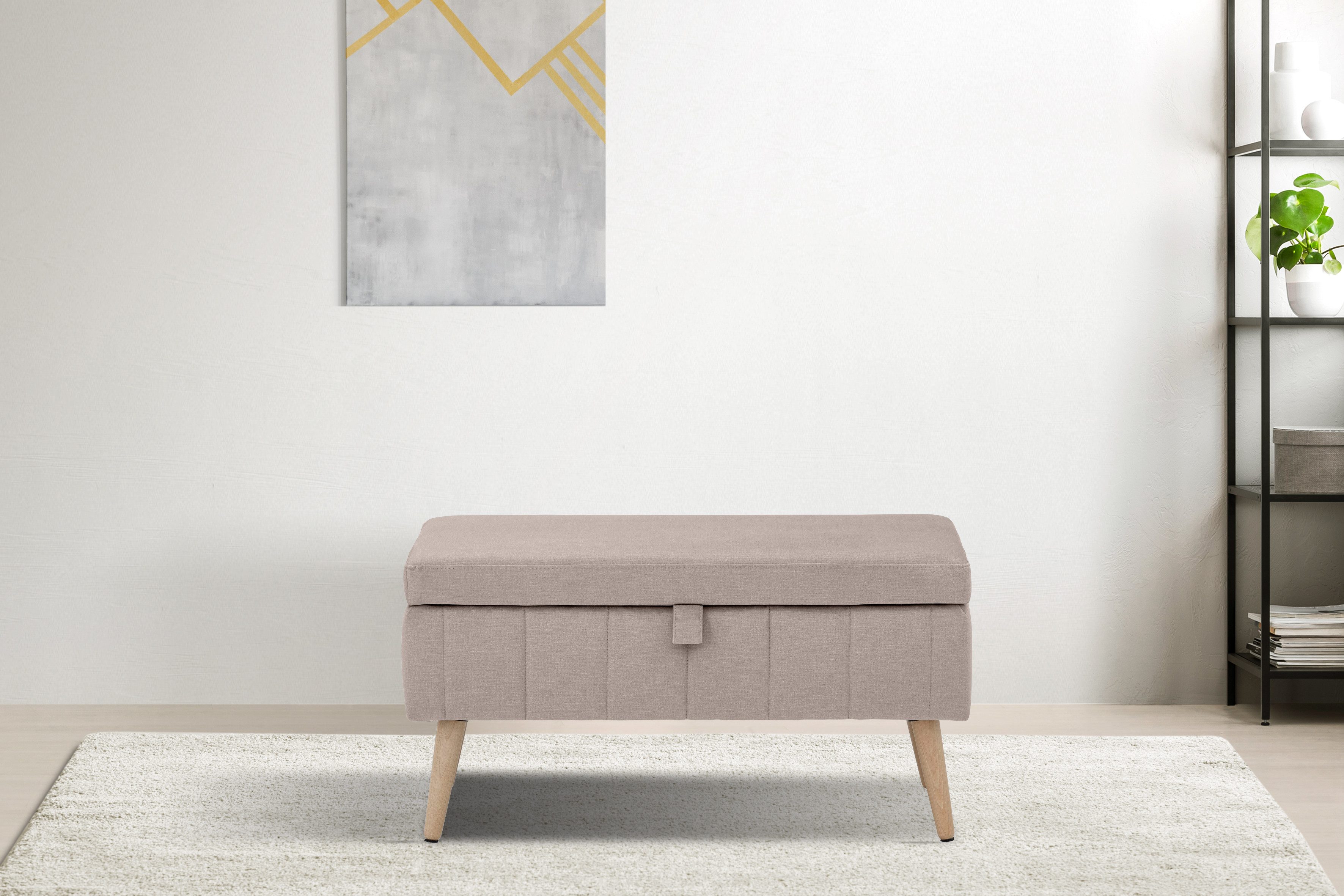 INOSIGN Truhenbank "AMIRA Sitzbank mit Stauraum, Maße B/T/H: 81/36/43 cm", günstig online kaufen