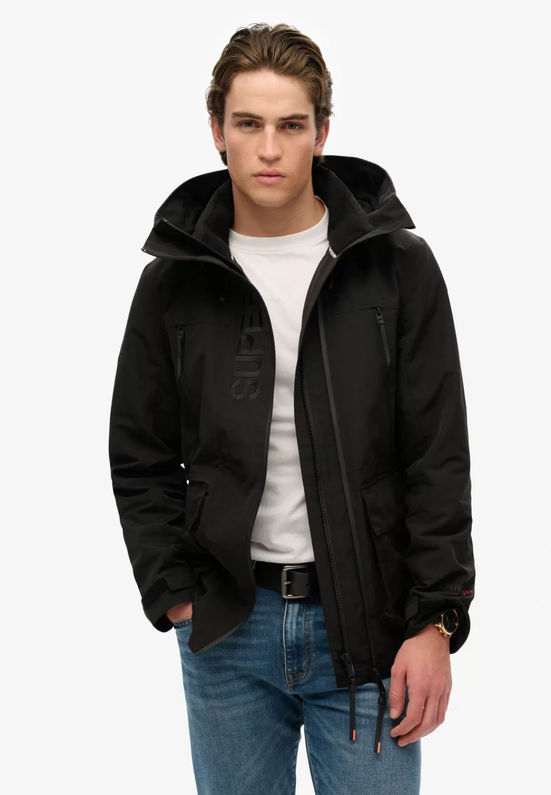 Superdry Outdoorjacke "HOOD ULTIMATE EMB WINDBREAKER", ohne Kapuze günstig online kaufen