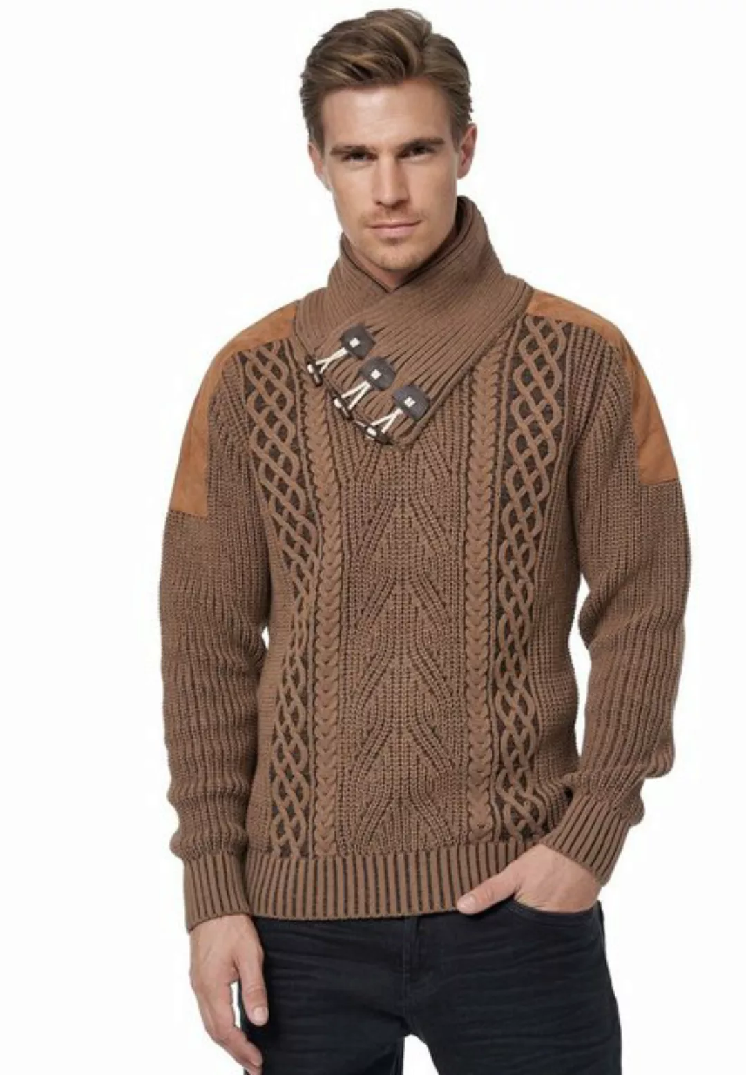 Rusty Neal Strickpullover, mit trendigem Strickmuster günstig online kaufen