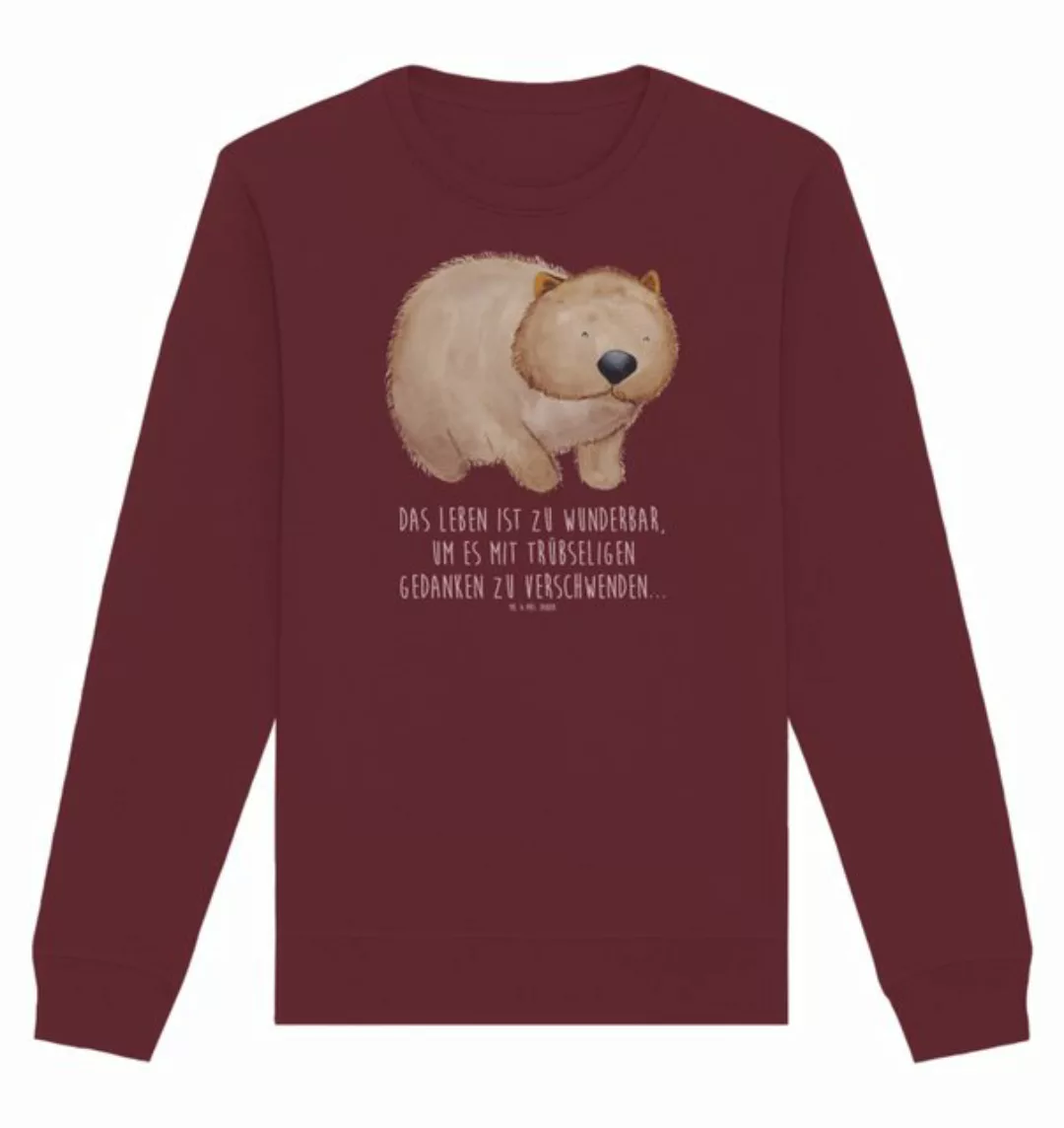 Mr. & Mrs. Panda Longpullover Größe XXL Wombat - Burgundy - Geschenk, Sweat günstig online kaufen