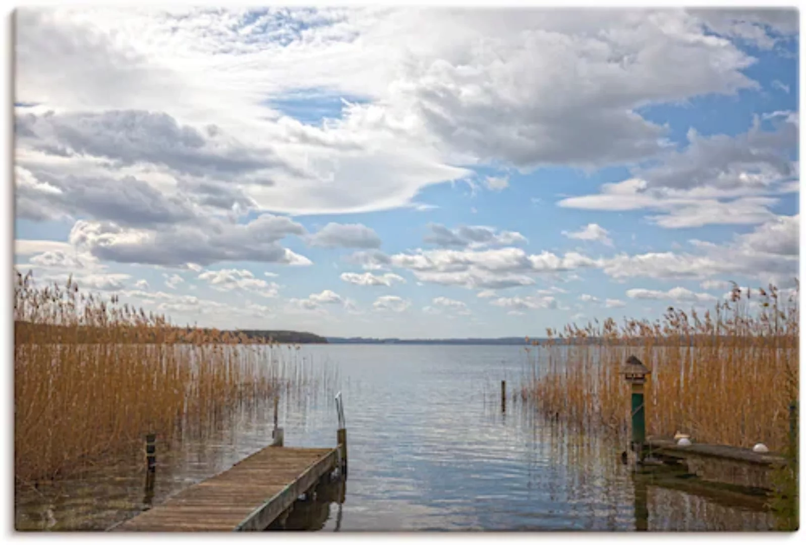 Artland Leinwandbild "Idylle am Ratzeburger See", Seebilder, (1 St.), auf K günstig online kaufen