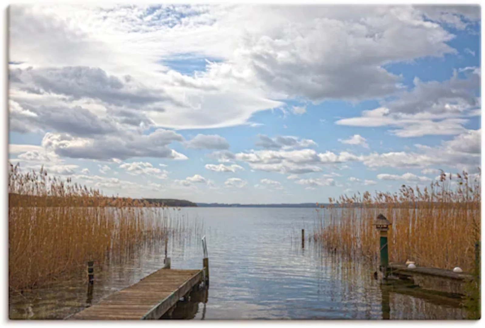 Artland Leinwandbild "Idylle am Ratzeburger See", Seebilder, (1 St.) günstig online kaufen