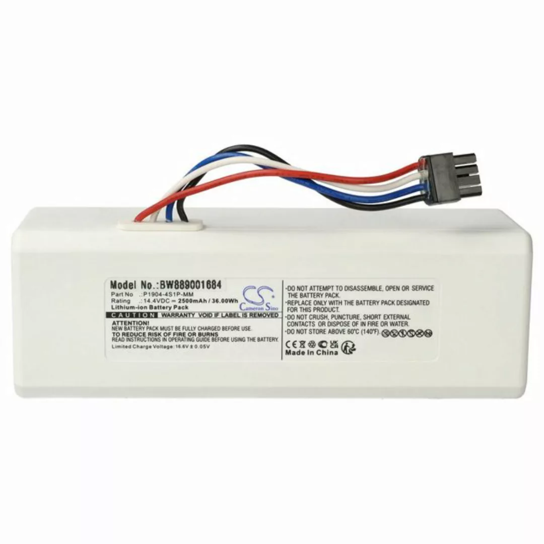 vhbw kompatibel mit Dreame MC1808 Staubsauger-Akku Li-Ion 2500 mAh (14,4 V) günstig online kaufen