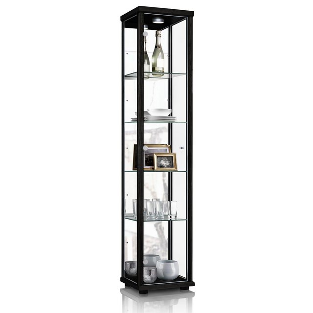 VR-Wohnideen Standvitrine C1016 (Glasvitrine (176x37x33 cm) mit 1 Glastür) günstig online kaufen