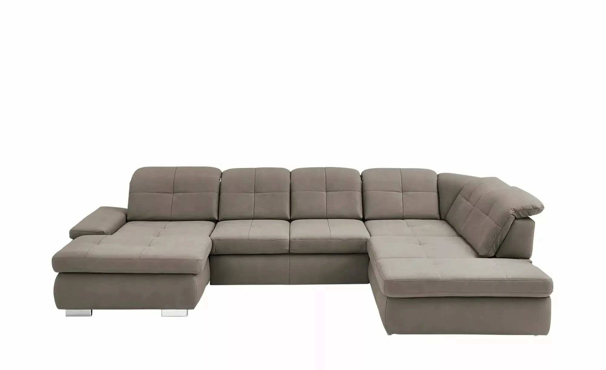 Lounge Collection Wohnlandschaft aus Mikrofaser Affair ¦ braun ¦ Maße (cm): günstig online kaufen