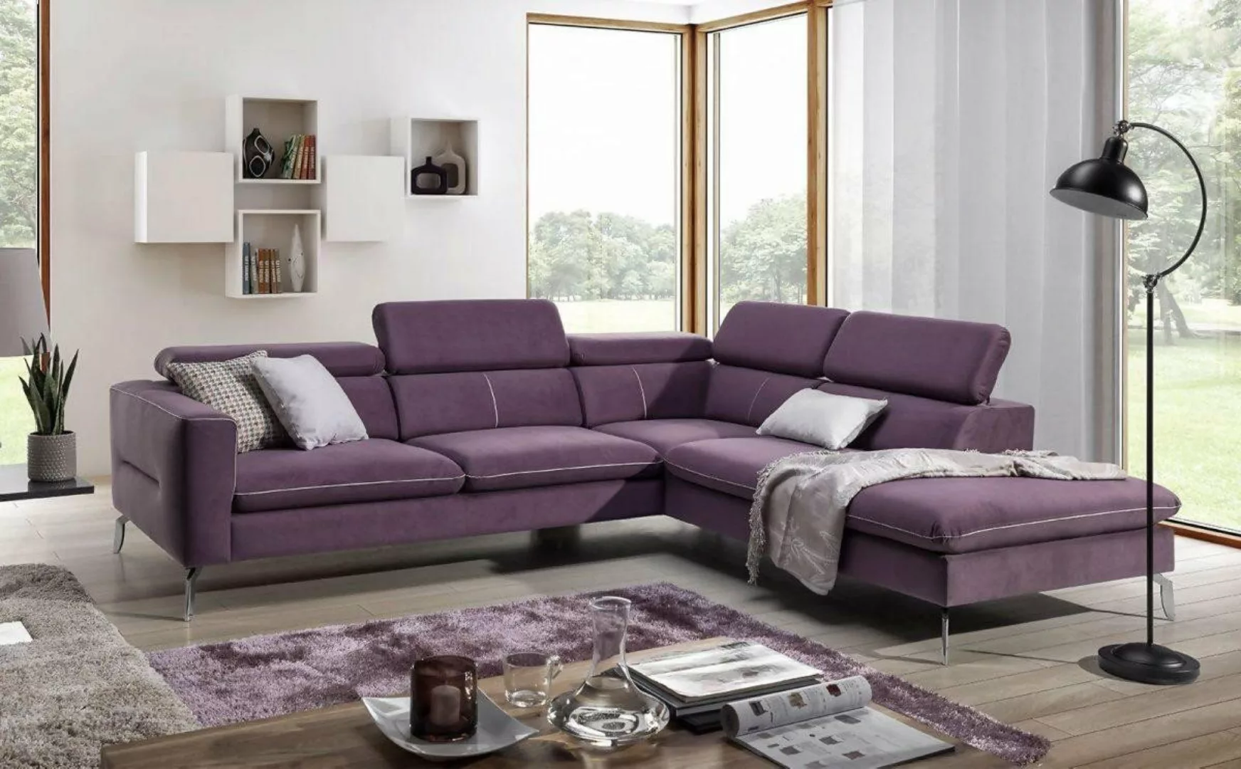 Xlmoebel Ecksofa Sofa in L-Form Wohnlandschaft Ecksofa Garnitur Polstermöbe günstig online kaufen