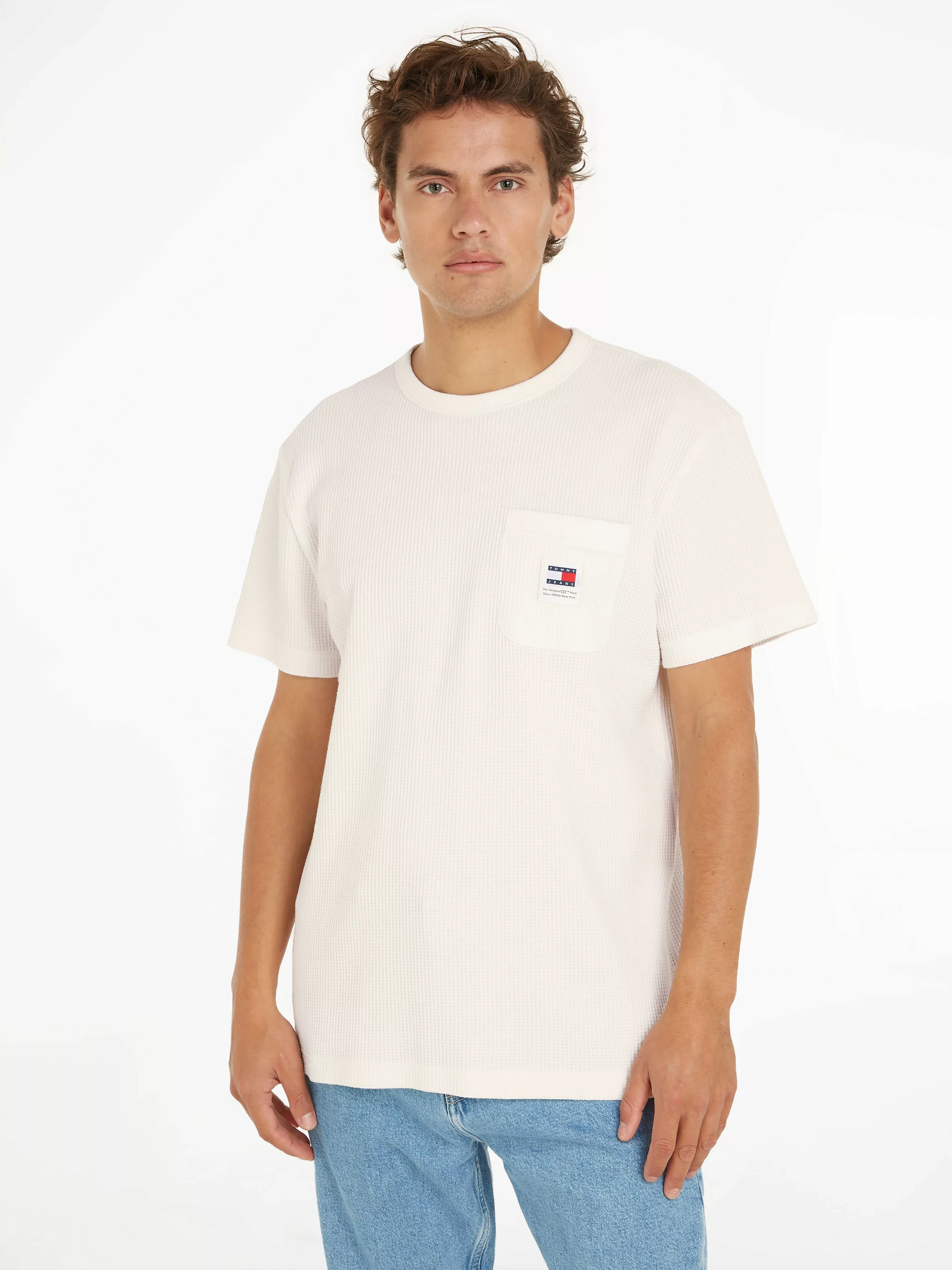 Tommy Jeans T-Shirt "TJM REG WAFFLE S/S POCKET TEE" günstig online kaufen