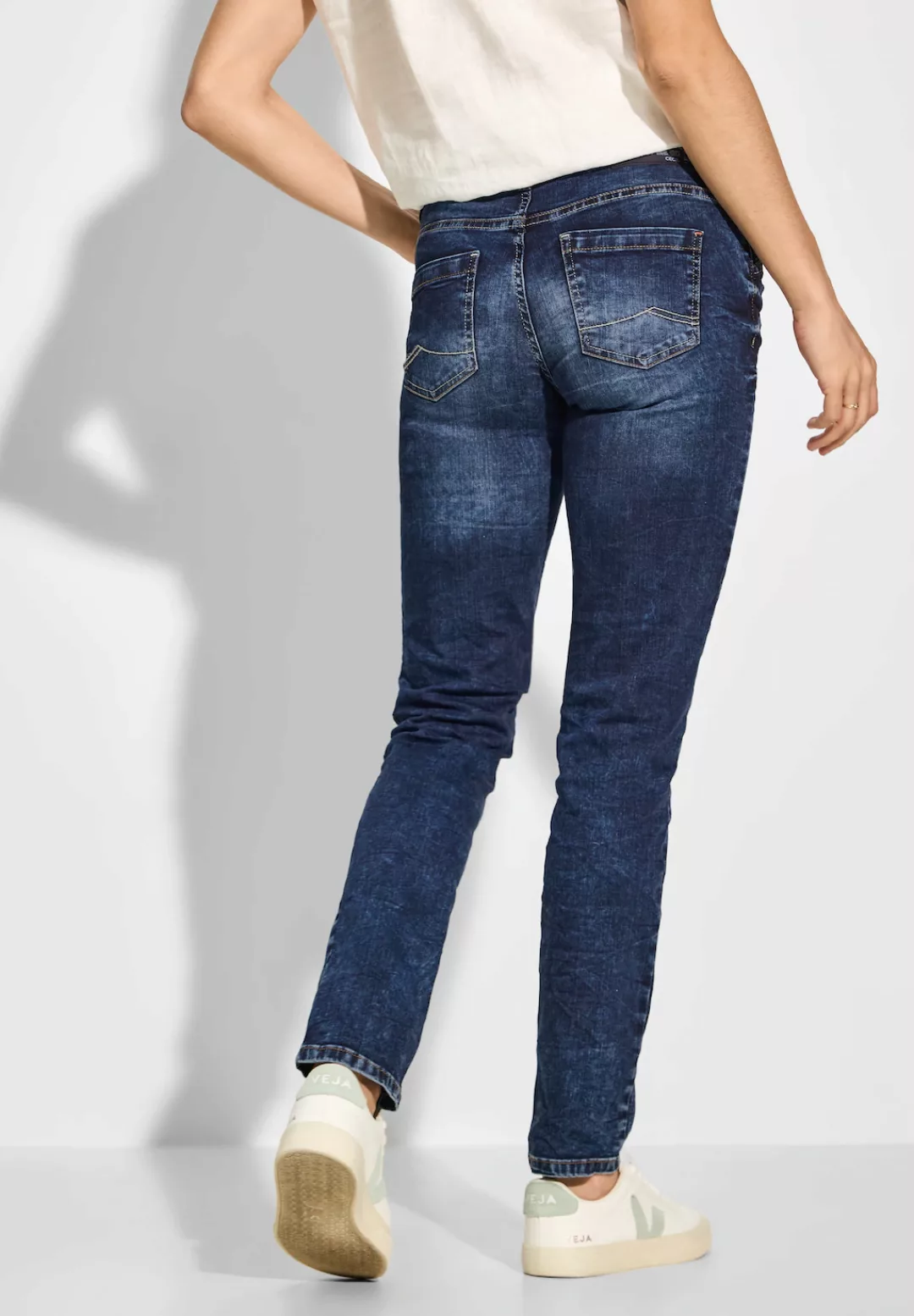 Cecil Bequeme Jeans Cecil / Da.Jeans / Style NOS Scarlett Mid Blue günstig online kaufen