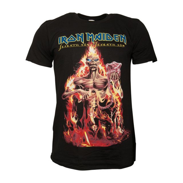 Iron Maiden T-Shirt Seventh Son (schwarz) günstig online kaufen