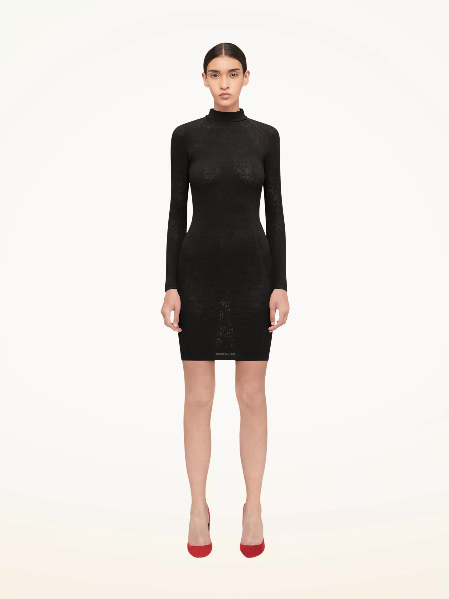 Wolford - Intricate Sheer Pattern Dress, Frau, black, Größe: XS günstig online kaufen