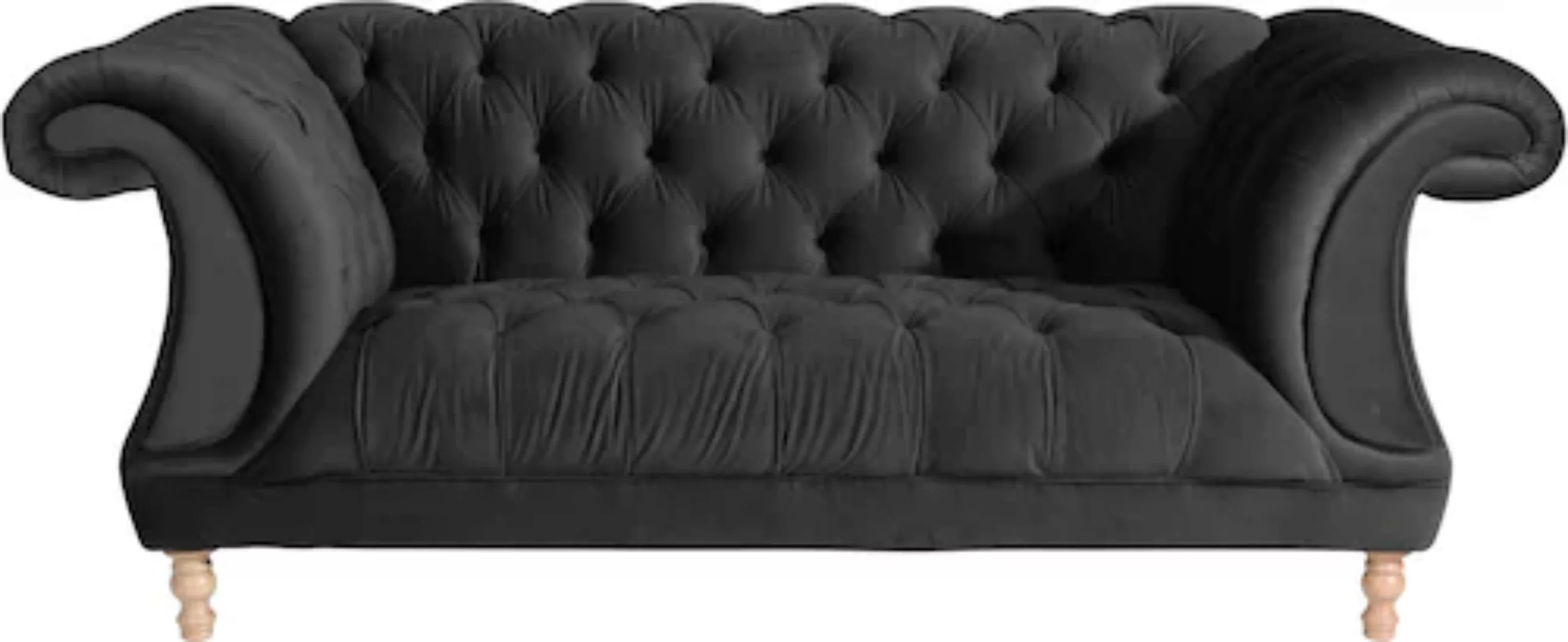 Max Winzer® Chesterfield-Sofa »Isabelle«, mit Knopfheftung & gedrechselten günstig online kaufen