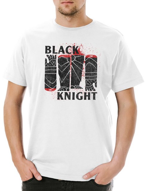 Urban Backwoods Print-Shirt Monty Black Knight Herren T-Shirt Monty Fun Sch günstig online kaufen