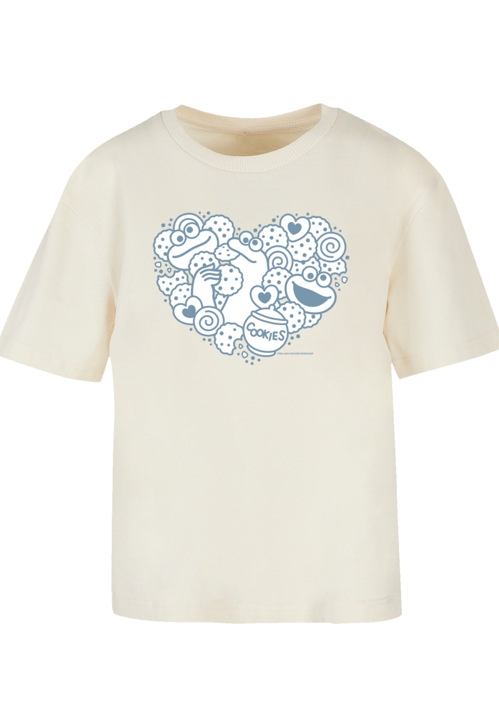 F4NT4STIC T-Shirt "Sesamstraße Cookies from the heart", Premium Qualität günstig online kaufen