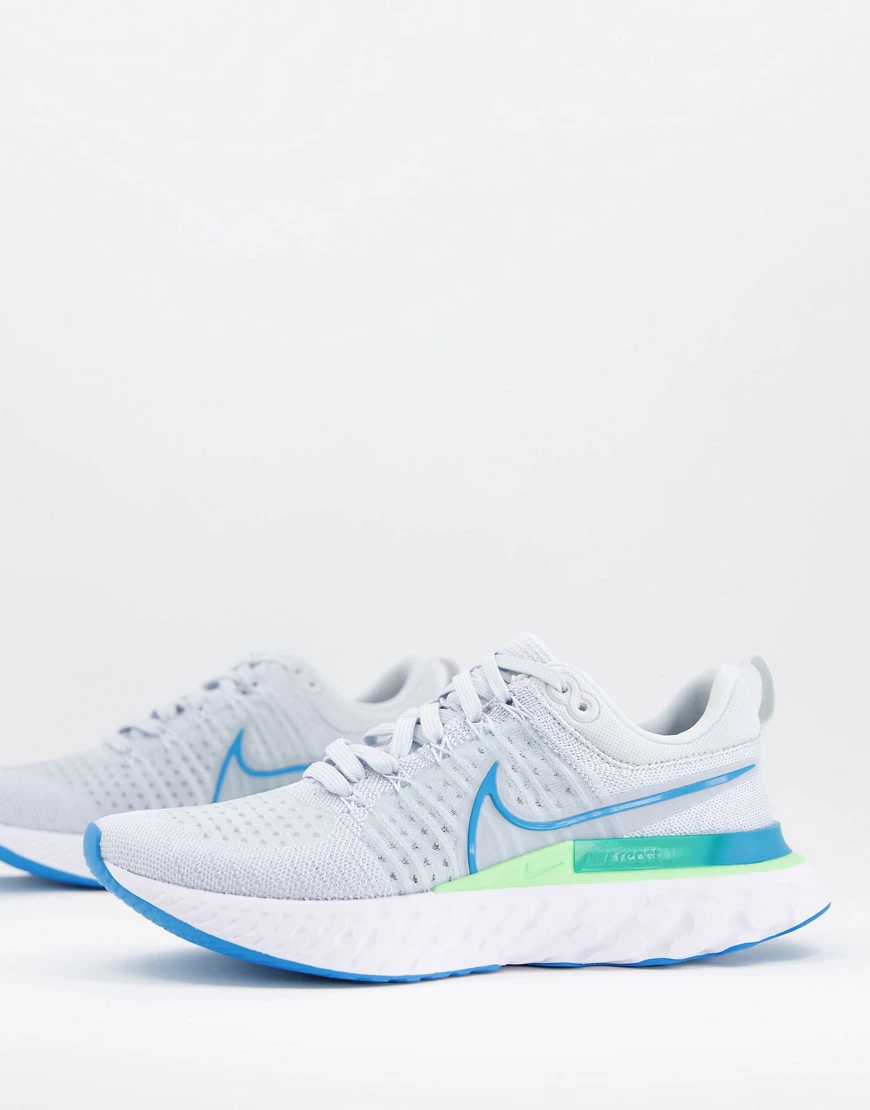Nike Running – React Infinity Run Flyknit – Laufsneaker in Weiß günstig online kaufen