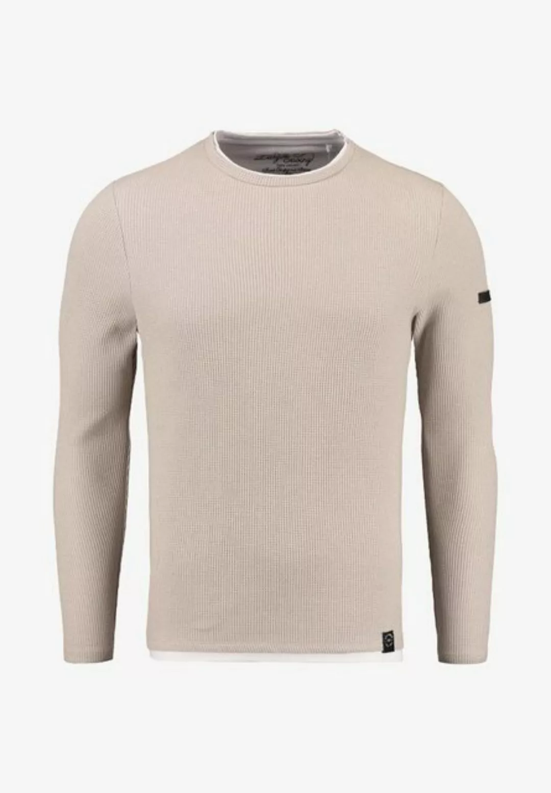 Key Largo T-Shirt Herren Longsleeve MSW STEFANO ROUND (1-tlg) günstig online kaufen