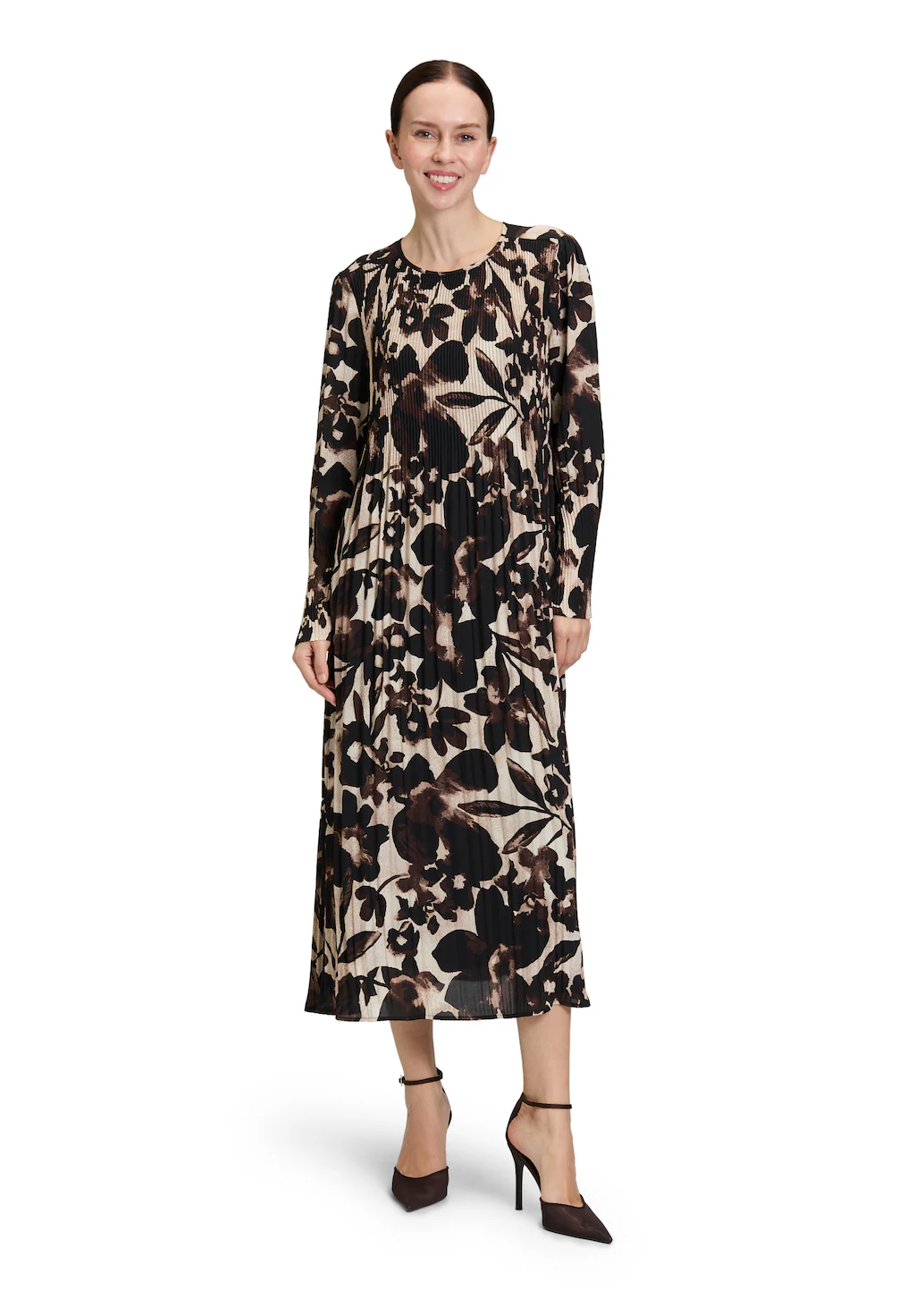 Betty Barclay Plisseekleid "Betty Barclay Damen Plisseekleid langarm" günstig online kaufen