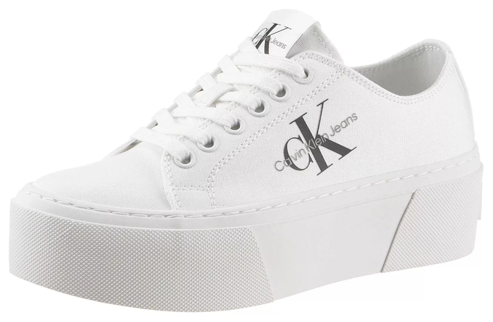 Calvin Klein Jeans Plateausneaker "JENNA 19T *I", mit Logoschriftzug, Freiz günstig online kaufen