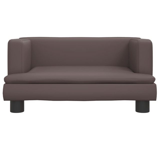 vidaXL Kindersofa Kindersofa Braun 60x40x30 cm Kunstleder Kindercouch Kinde günstig online kaufen