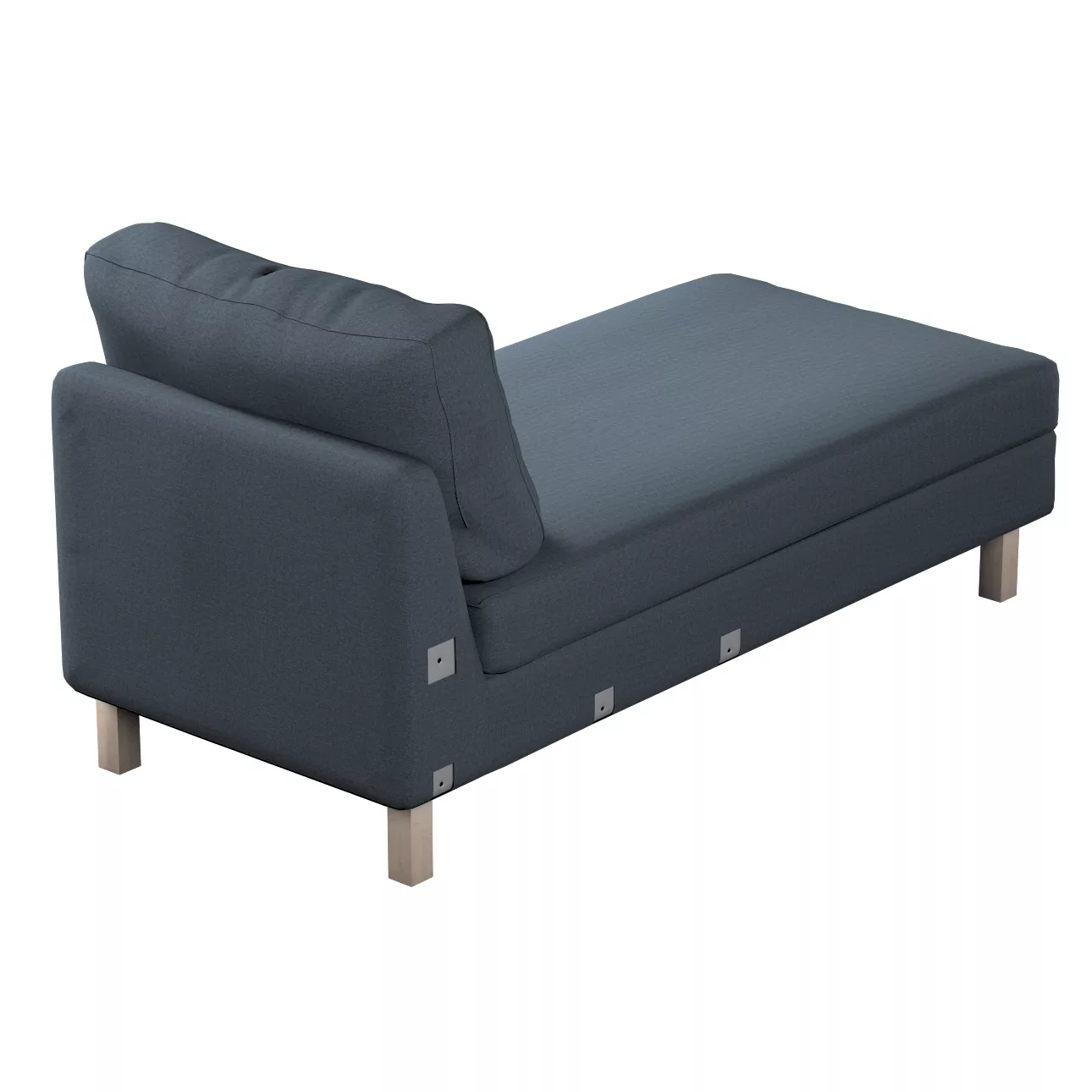 Bezug für Karlstad Recamiere Zustellsofa, kurz, Dunkelblau, Bezug für Karls günstig online kaufen