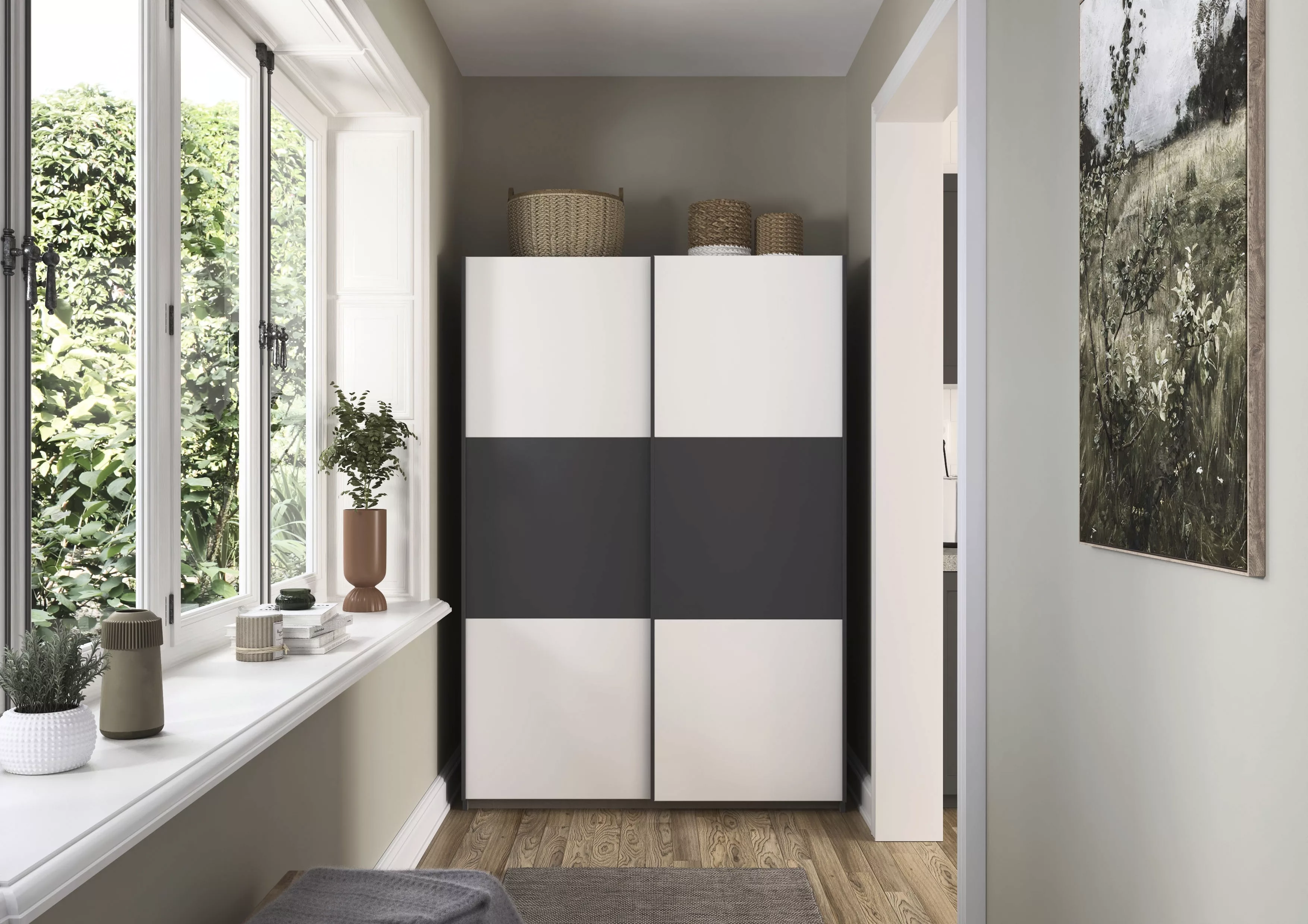INOSIGN Schwebetürenschrank "PAULLY Schlafzimmerschrank Garderobe Preiskrac günstig online kaufen