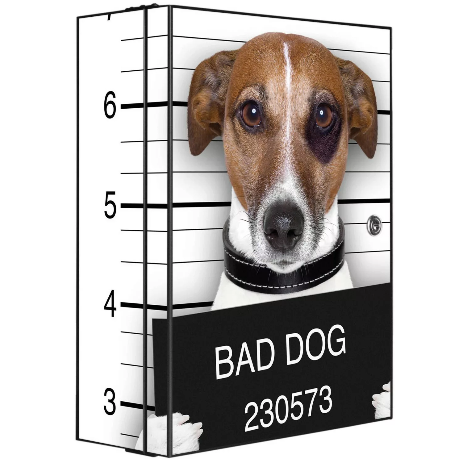 banjado Medizinschrank Stahl Bad Dog Jack Russel (abschließbar, 3 große und günstig online kaufen