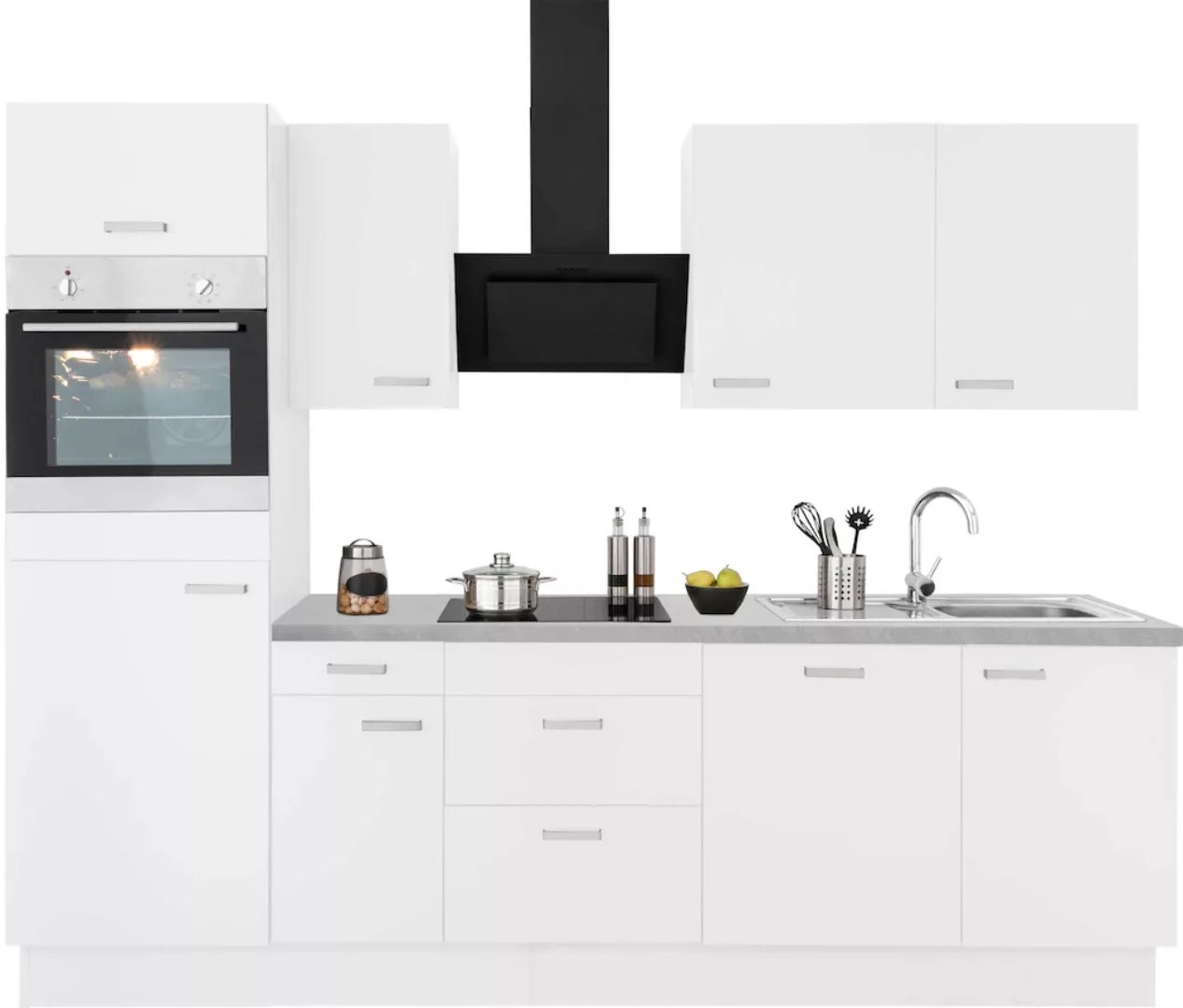 OPTIFIT Küchenzeile "Parma", mit E-Geräten, Breite 270 cm günstig online kaufen