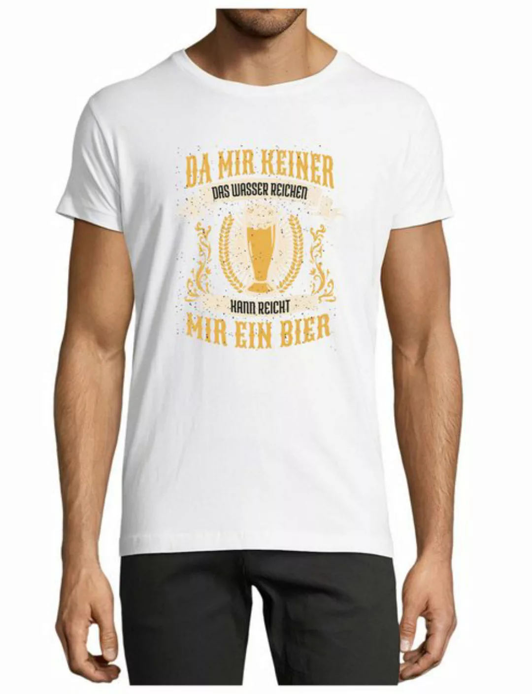 MyDesign24 T-Shirt Herren Fun Print Shirt - Oktoberfest Trinkshirt reicht m günstig online kaufen