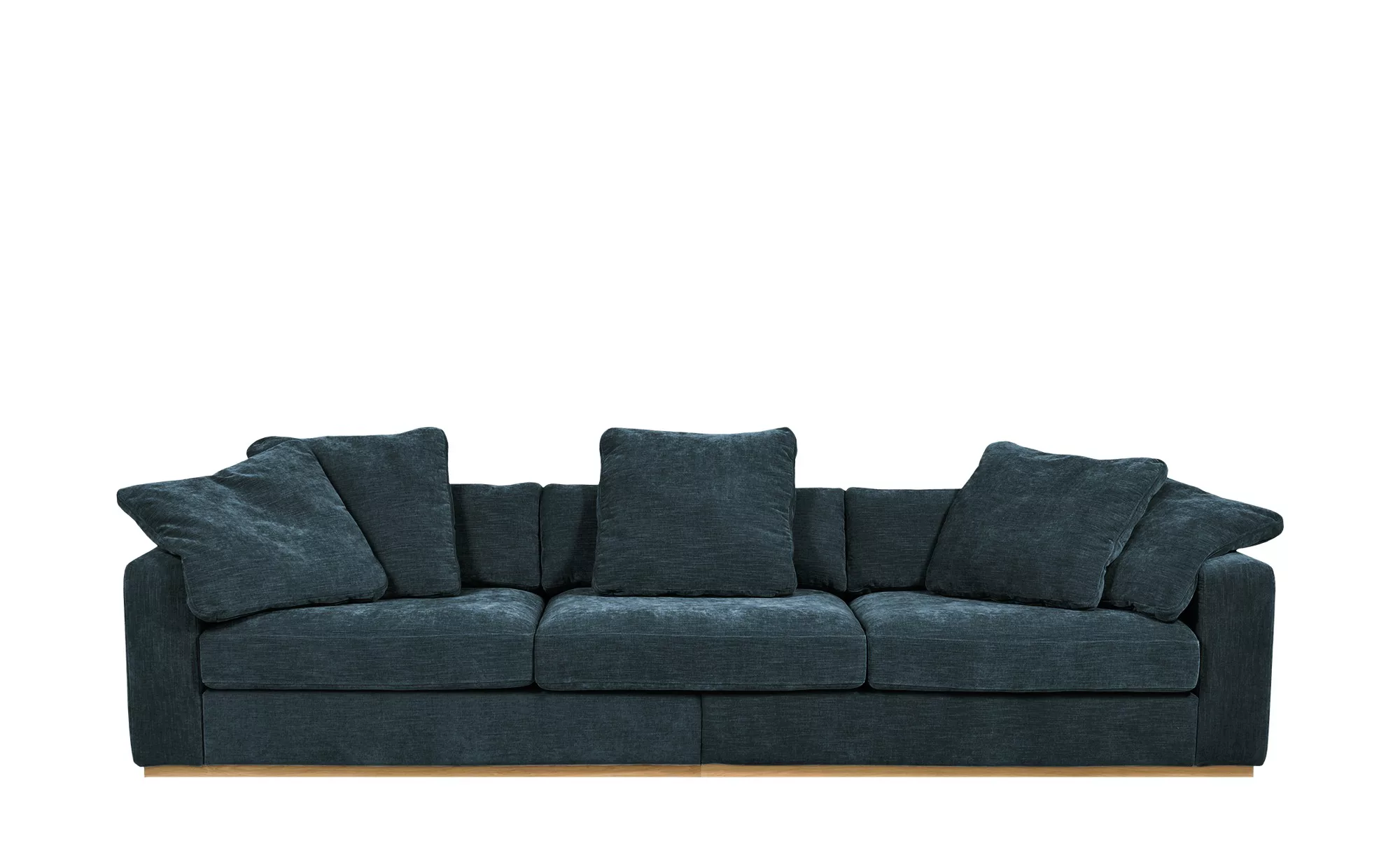 Sofa - blau - 315 cm - 81 cm - 104 cm - Polstermöbel > Sofas > 3-Sitzer - M günstig online kaufen