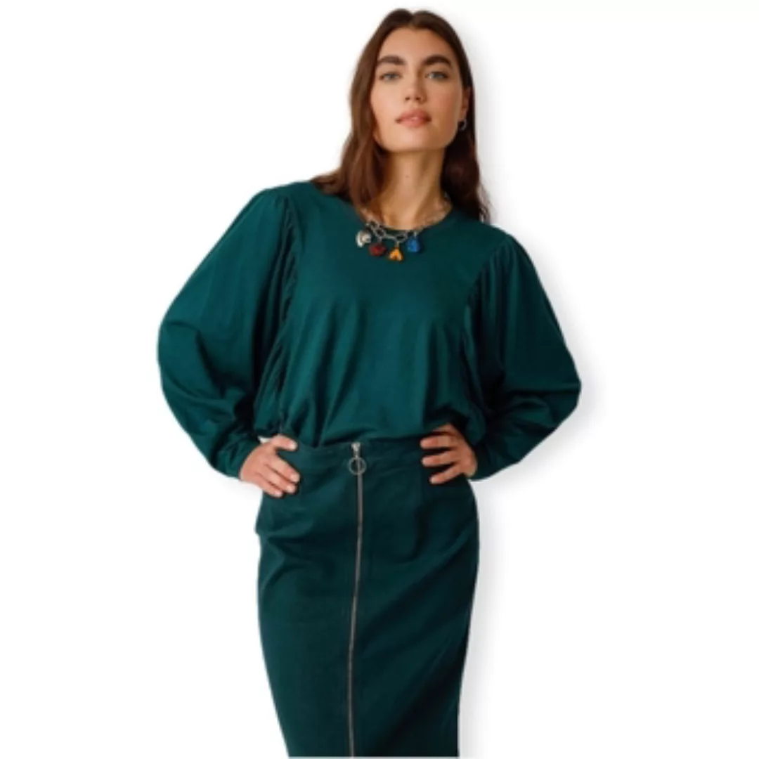 Skfk  Blusen Top Agurne - Dark Green günstig online kaufen