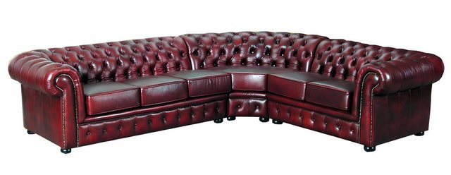 Xlmoebel Ecksofa Ledersofa Croton als Eckcouch von Chesterfield - Polsterga günstig online kaufen