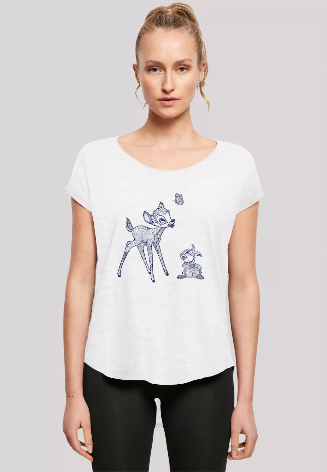 F4NT4STIC T-Shirt "Disney Bambi Schmetterling" günstig online kaufen