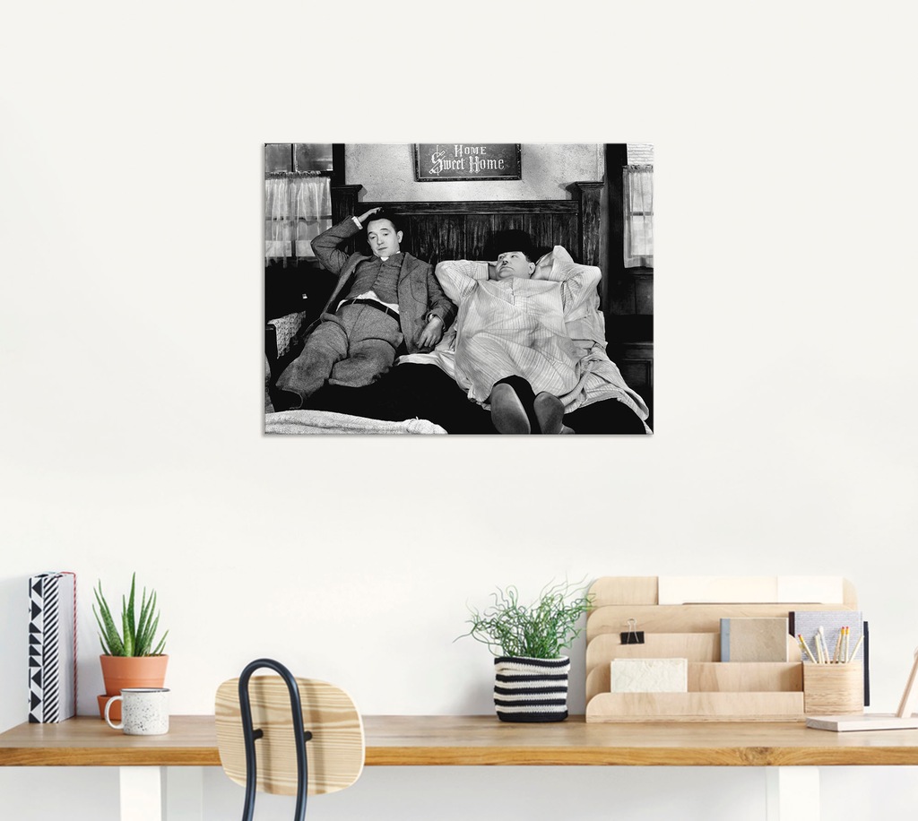 Artland Wandbild "Dick und Doof I", Stars, (1 St.), als Alubild, Outdoorbil günstig online kaufen