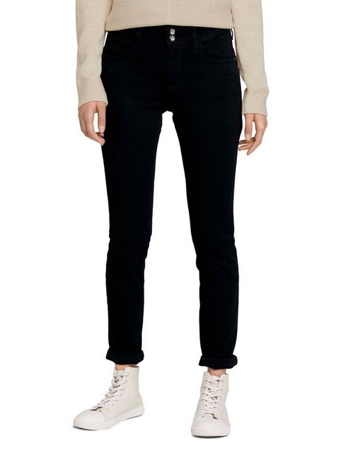 TOM TAILOR Skinny-fit-Jeans "Alexa Skinny", mit Doppelknopf-Verschluss günstig online kaufen