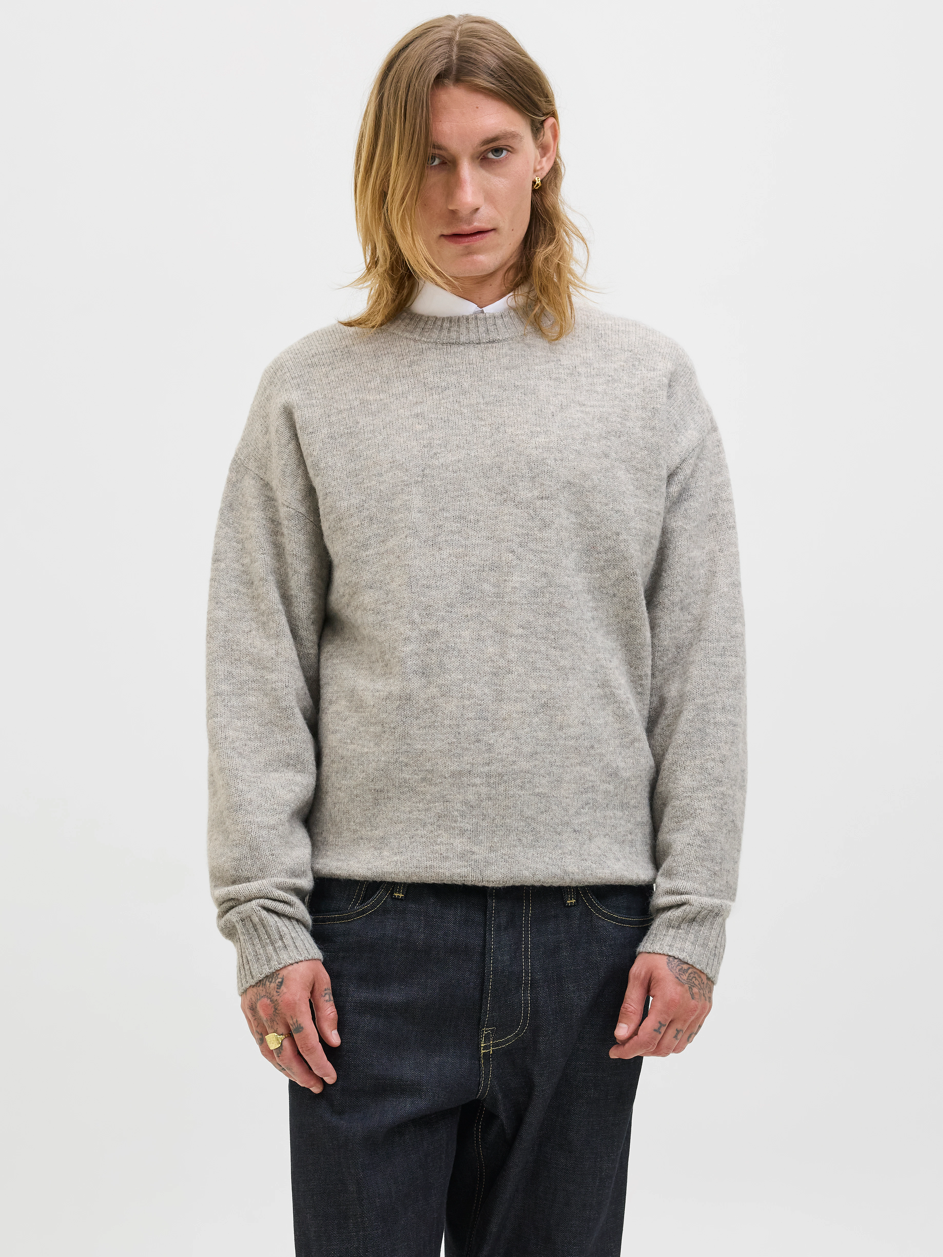 Jack & Jones Strickpullover "JJESOHO OLLIE KNIT CREW NECK SN" günstig online kaufen