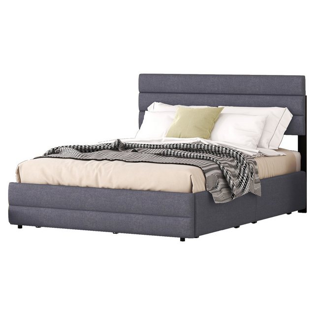 KoDise Polsterbett Bett Bettrahmen 140 x 200cm Doppelbett Plattformbett mit günstig online kaufen