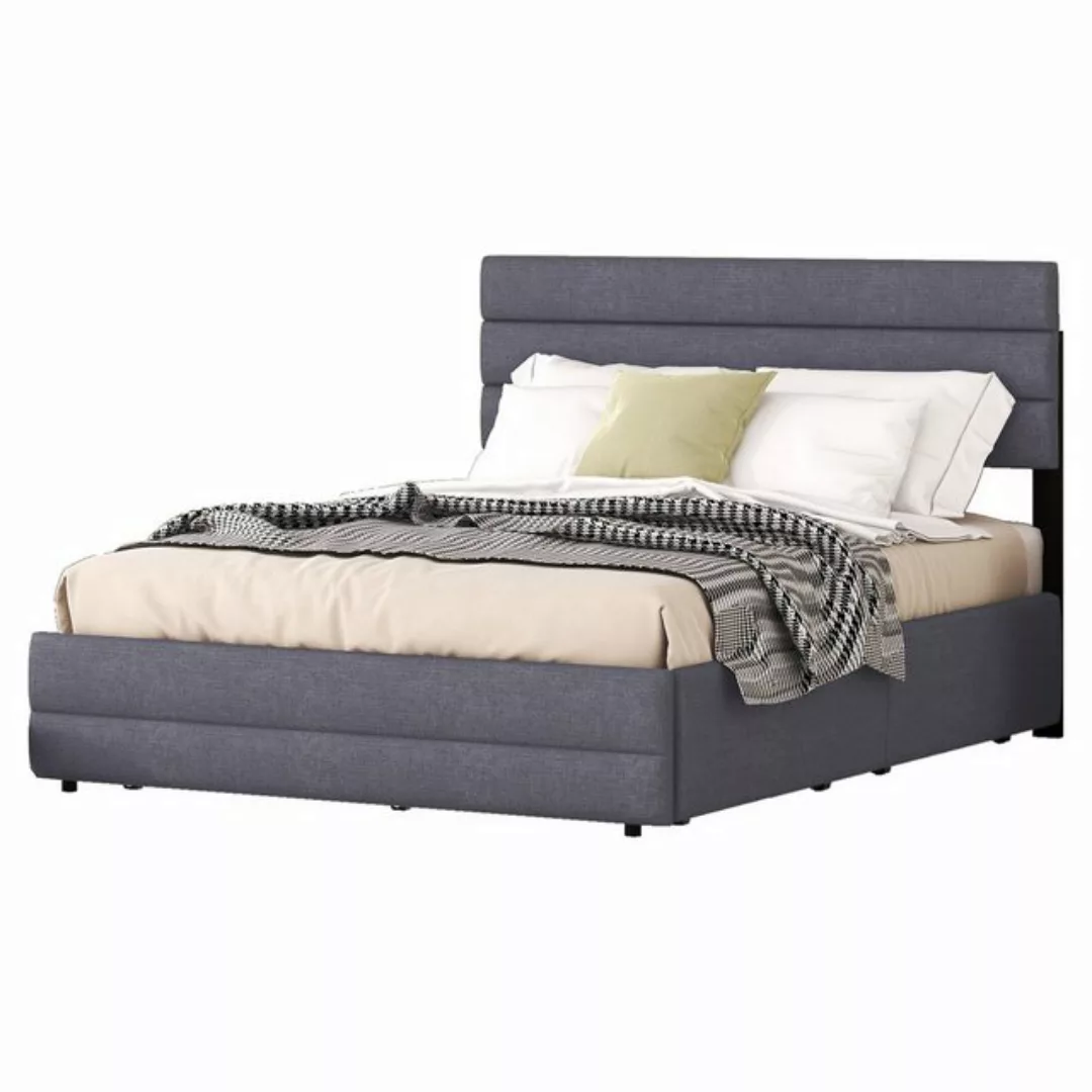 KoDise Polsterbett Bett Bettrahmen 140 x 200cm Doppelbett Plattformbett mit günstig online kaufen