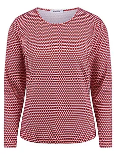 Rundhals-Shirt Peter Hahn rot günstig online kaufen