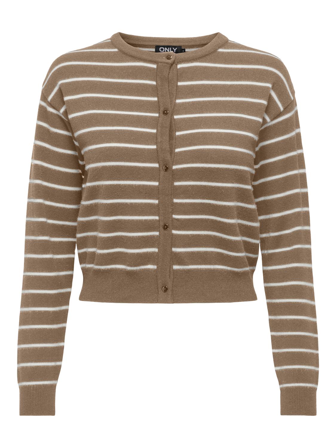 ONLY Strickjacke "ONLBARIA LS O-NECK CARDIGAN CC KNT" günstig online kaufen