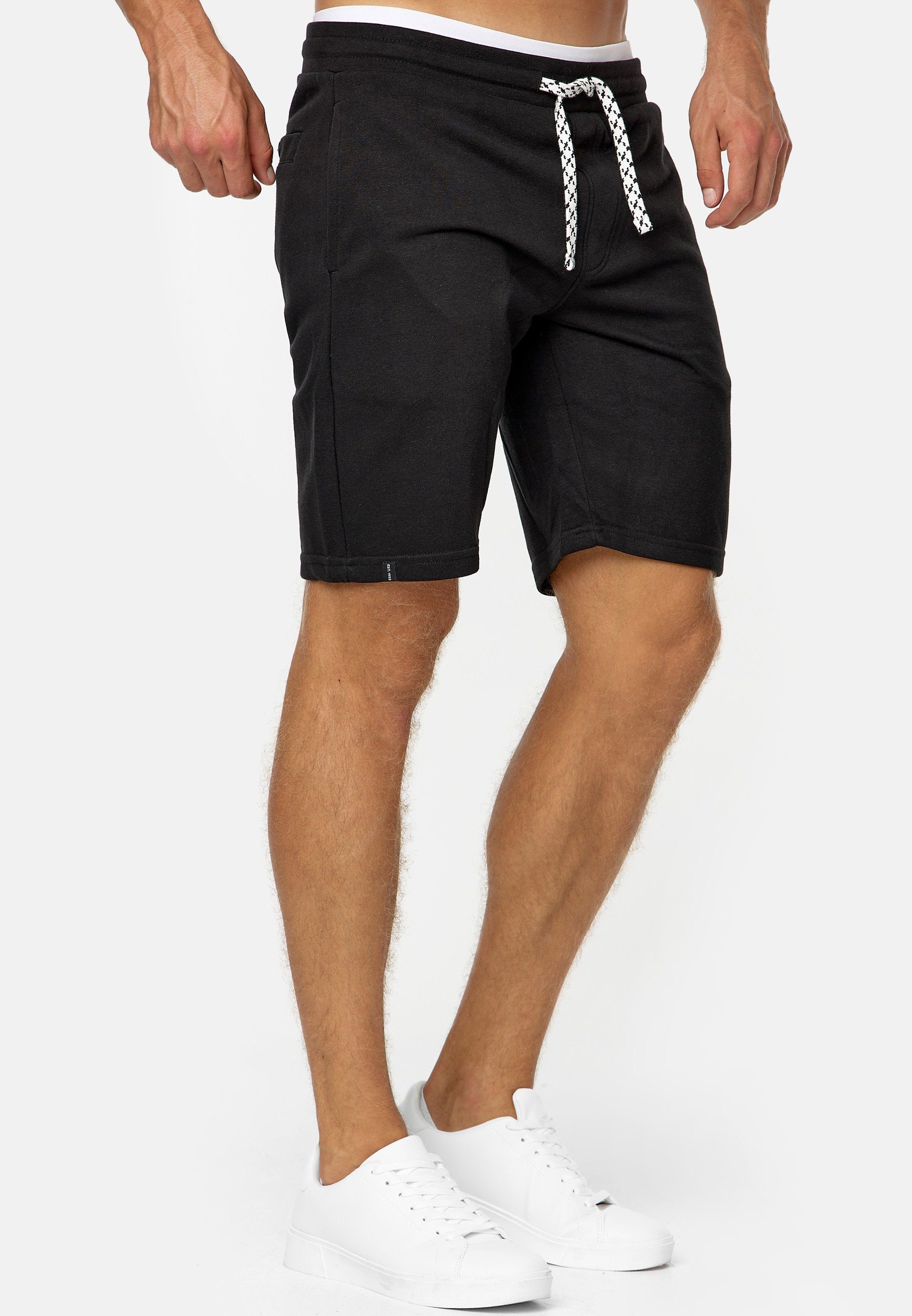 Indicode Sweatshorts Aldrich elastischer Bund mit günstig online kaufen