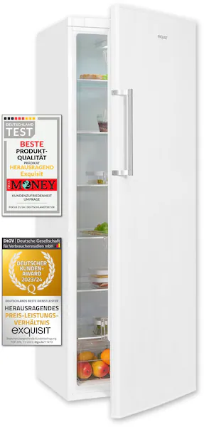 exquisit Vollraumkühlschrank »KS350-V-H-040D weiss« günstig online kaufen